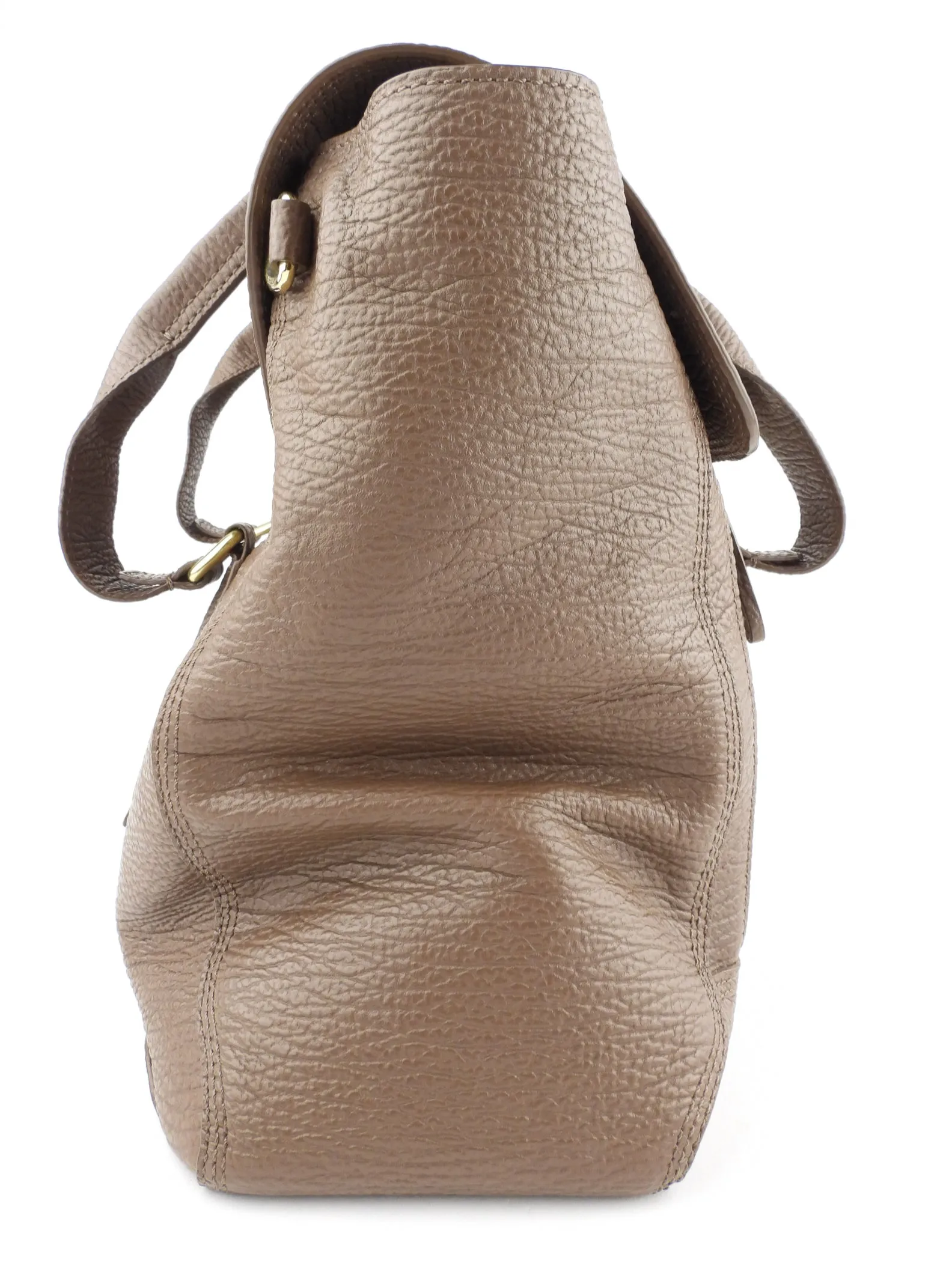 3.1 Philip Lim Taupe Grained Leather Pashli Two Way Satchel Bag