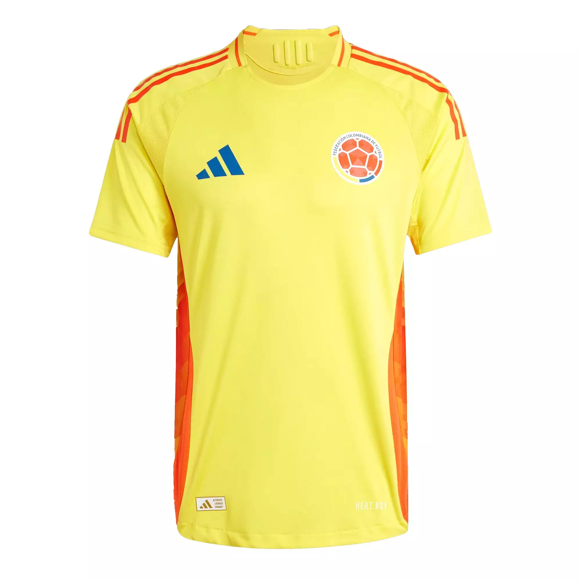 adidas Men's Colombia 2024 Authentic Home Jersey Impact Yellow