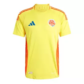 adidas Men's Colombia 2024 Authentic Home Jersey Impact Yellow