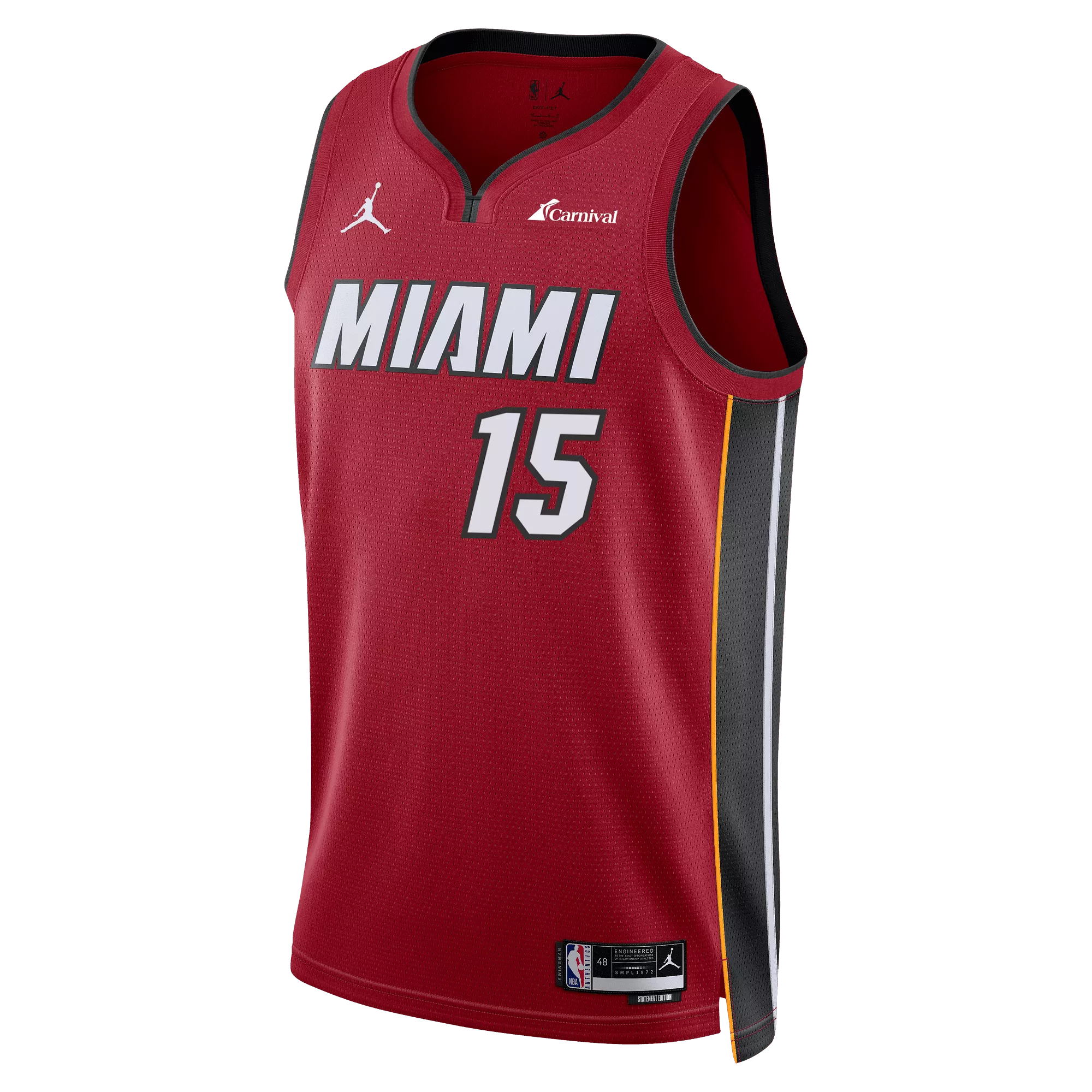 Alondes Williams Nike Jordan Brand Miami HEAT Statement Red Swingman Jersey