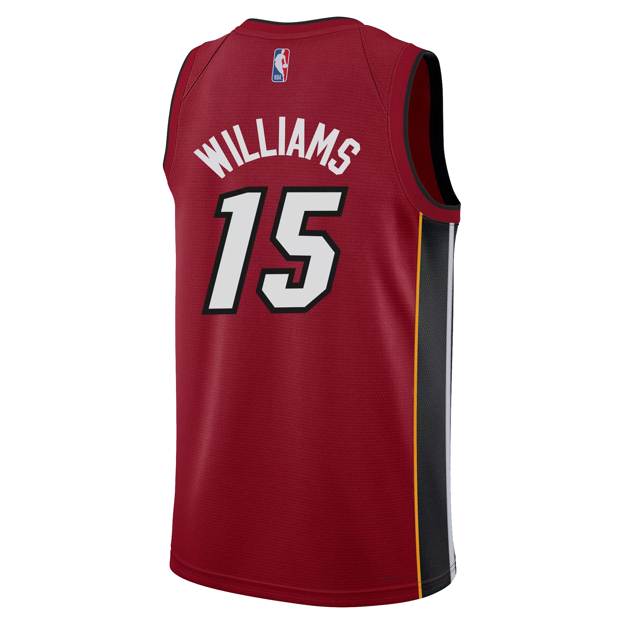 Alondes Williams Nike Jordan Brand Miami HEAT Statement Red Swingman Jersey