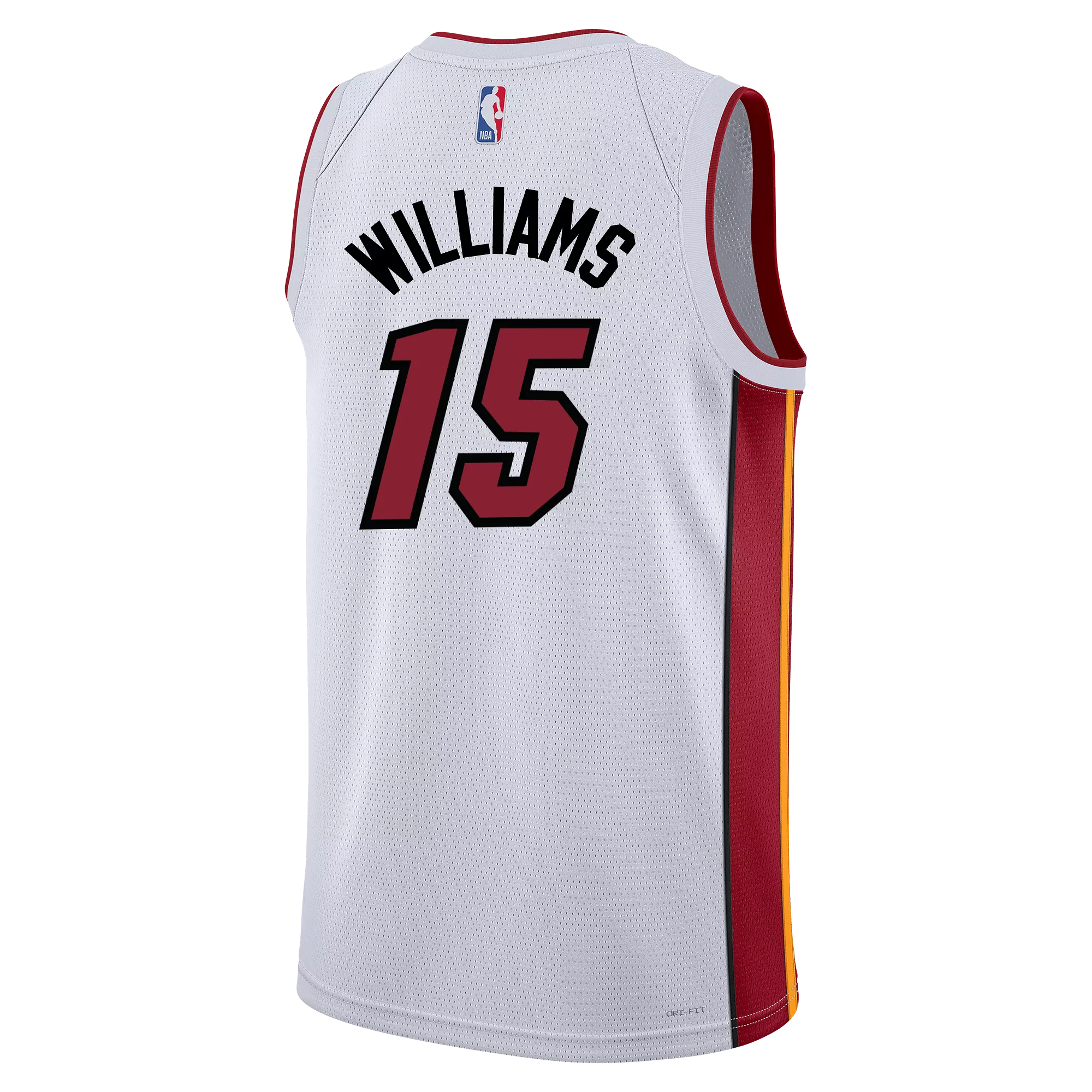 Alondes Williams Nike Miami HEAT Association White Swingman Jersey