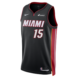 Alondes Williams Nike Miami HEAT Icon Black Swingman Jersey