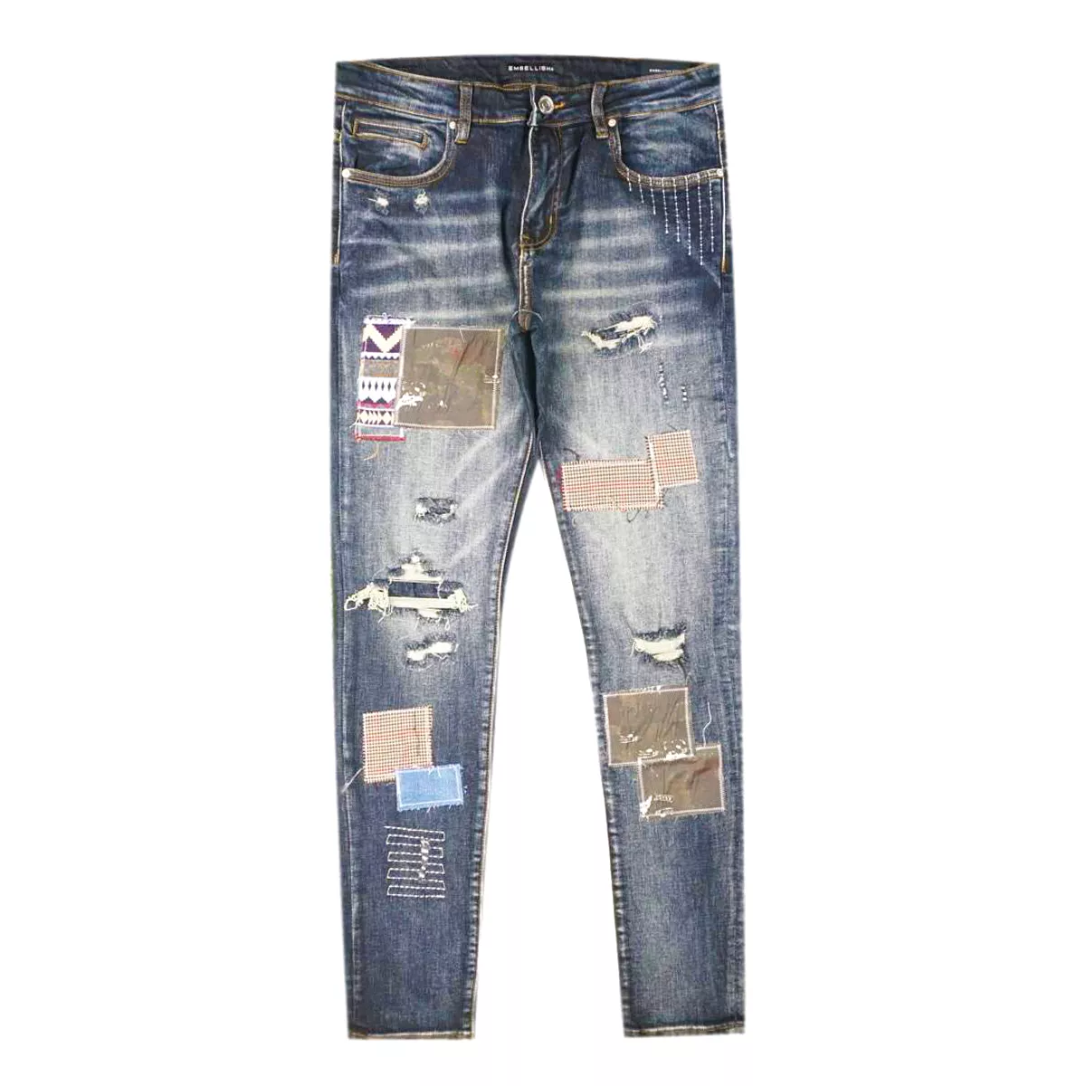 Ares Patchwork Denim (Indigo Wash) /C1