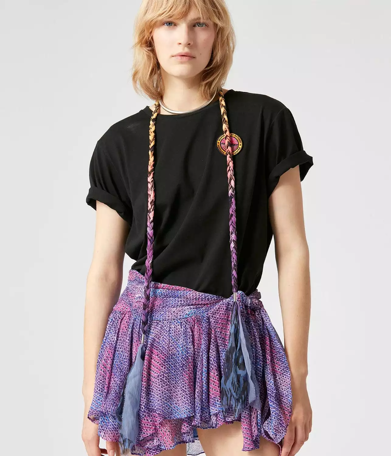 ATORIA SKIRT-VIOLET