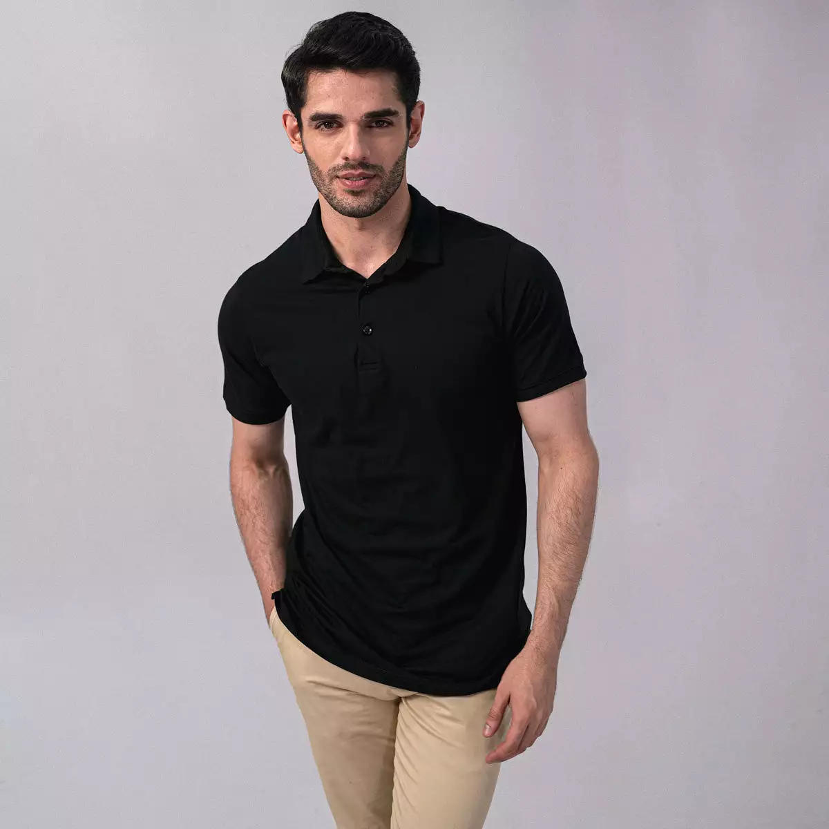 Basic Jersey Polo - HSSM1230016