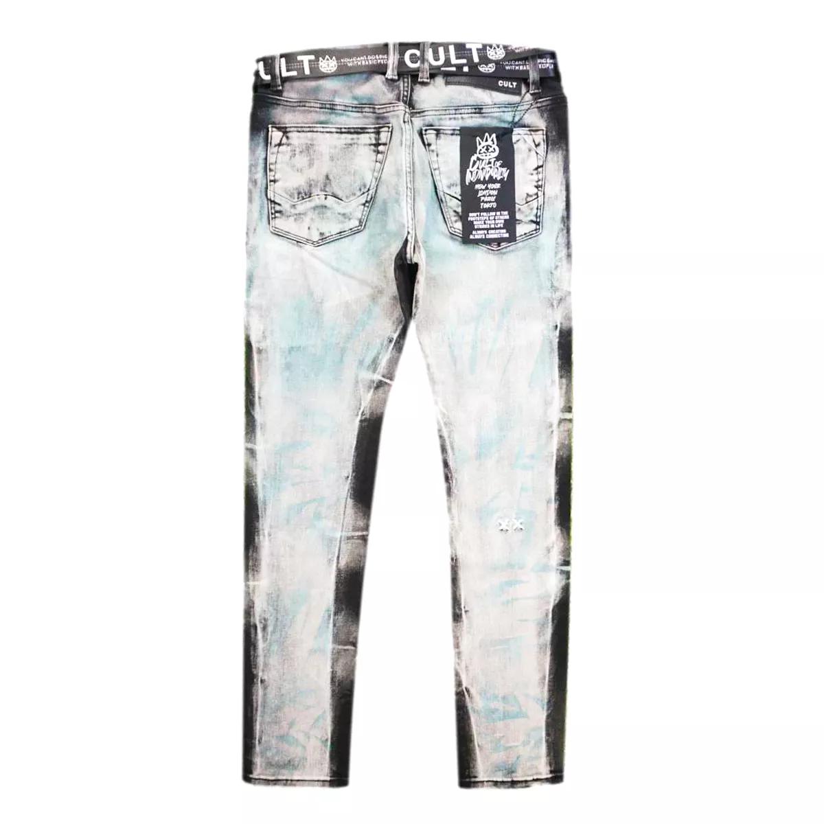 Belted Washed Denim (Glazed) /C5