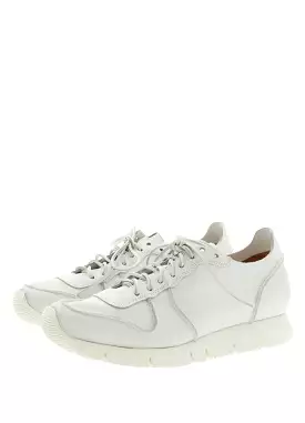 Carrera Sneakers In White Bianchetto Leather B5910BIAN-UG