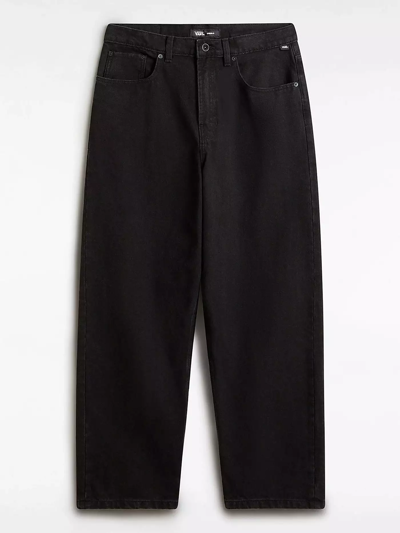 Check-5 Baggy Black Jeans