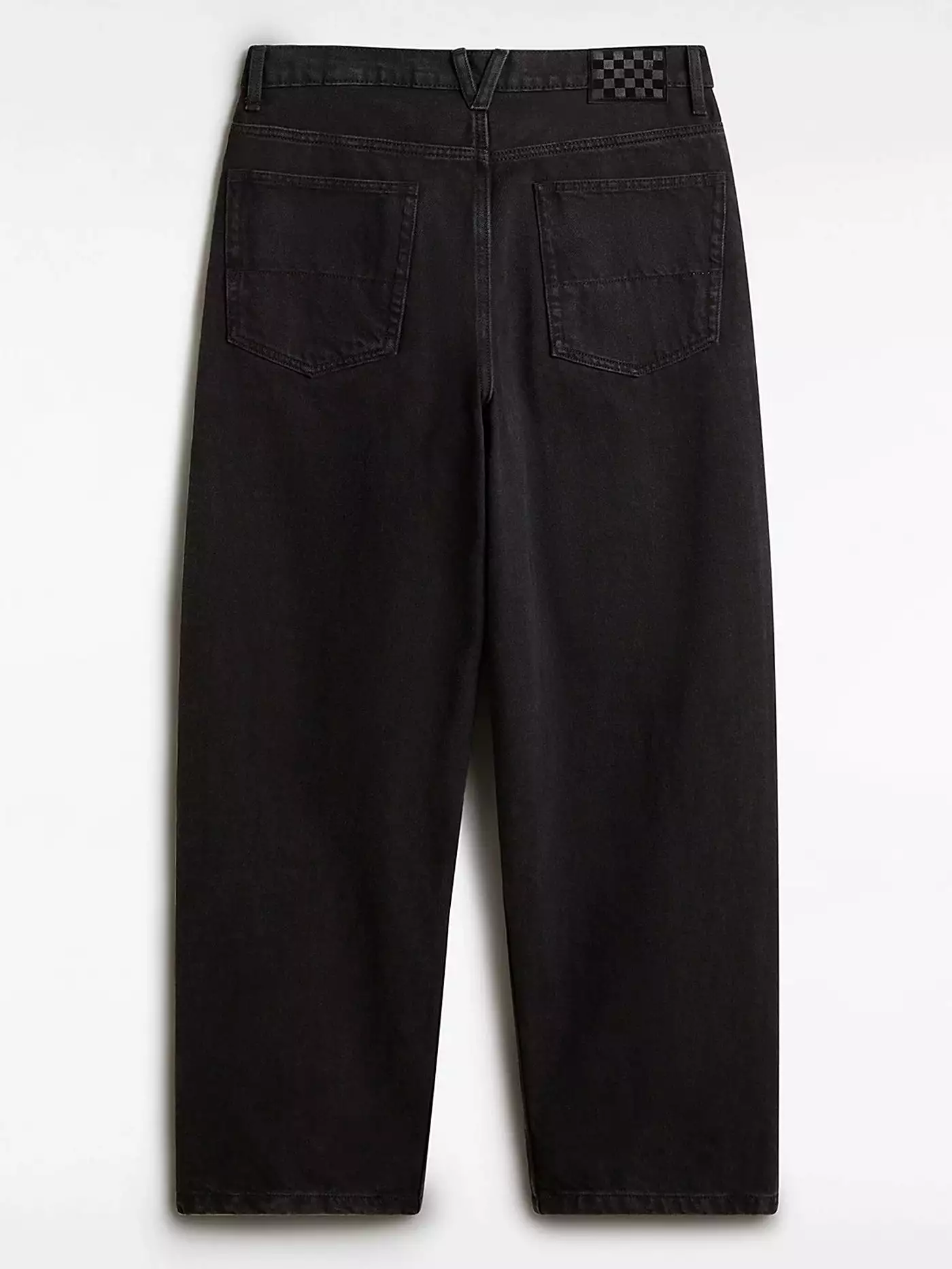 Check-5 Baggy Black Jeans