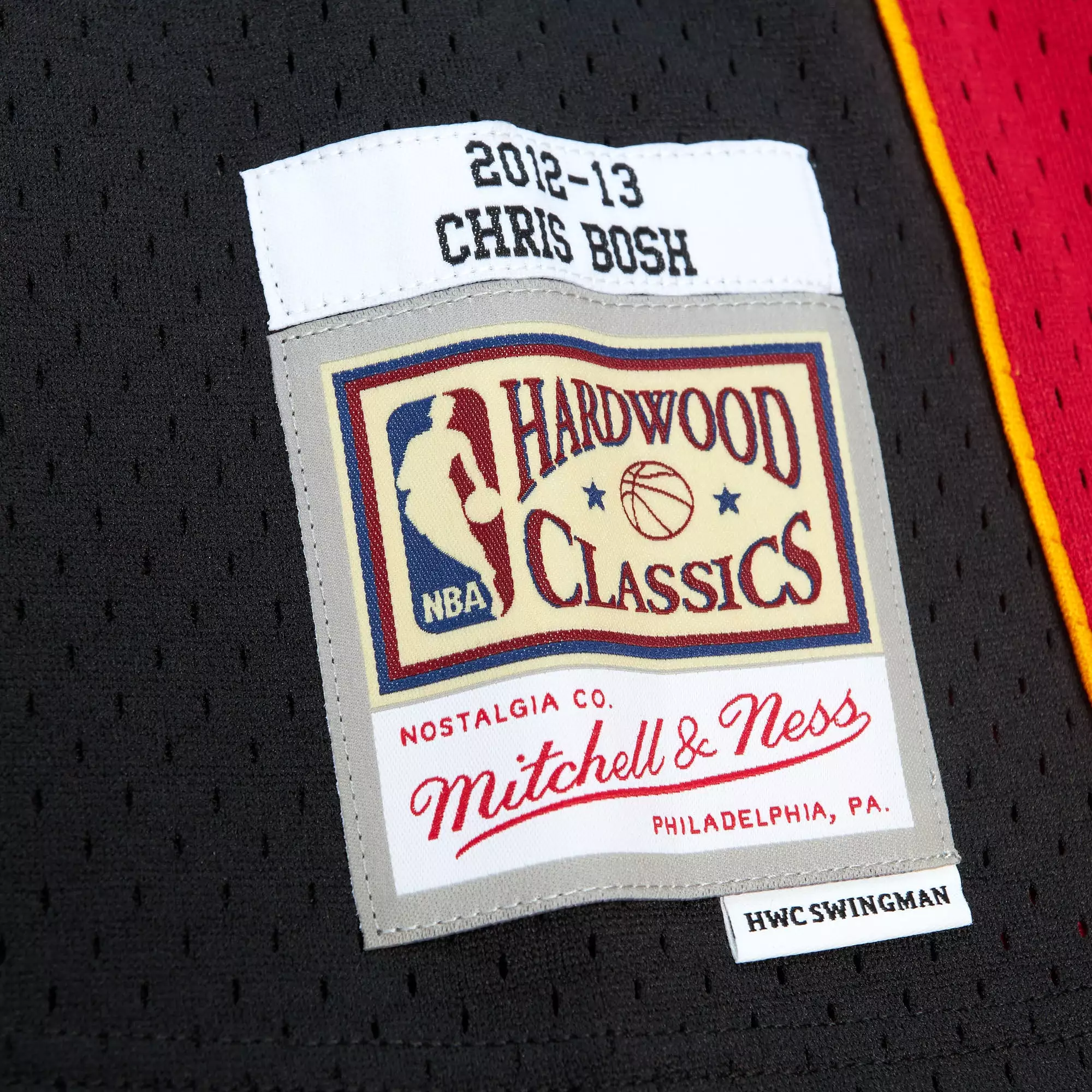 Chris Bosh Mitchell & Ness Miami HEAT 2012-13 Swingman Jersey