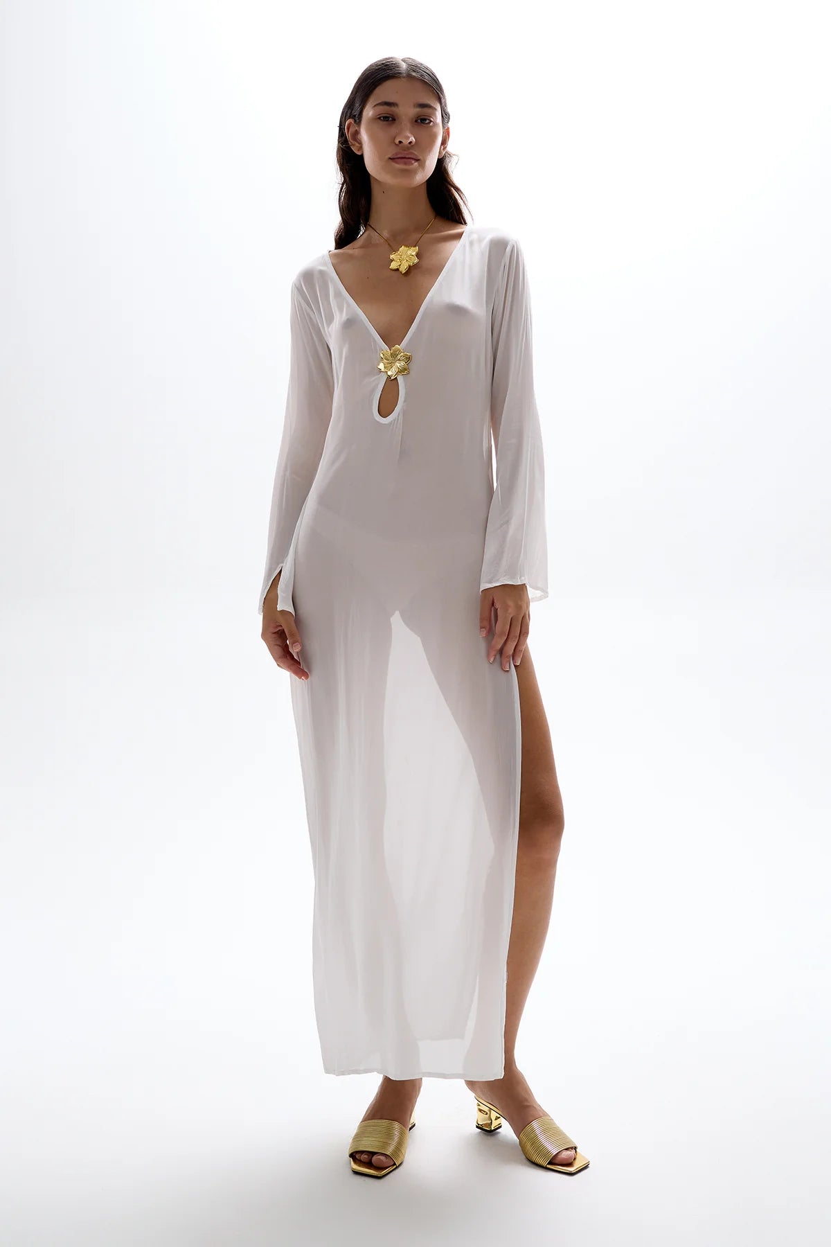 Cin Cin - Hotline Maxi Dress - Pearl