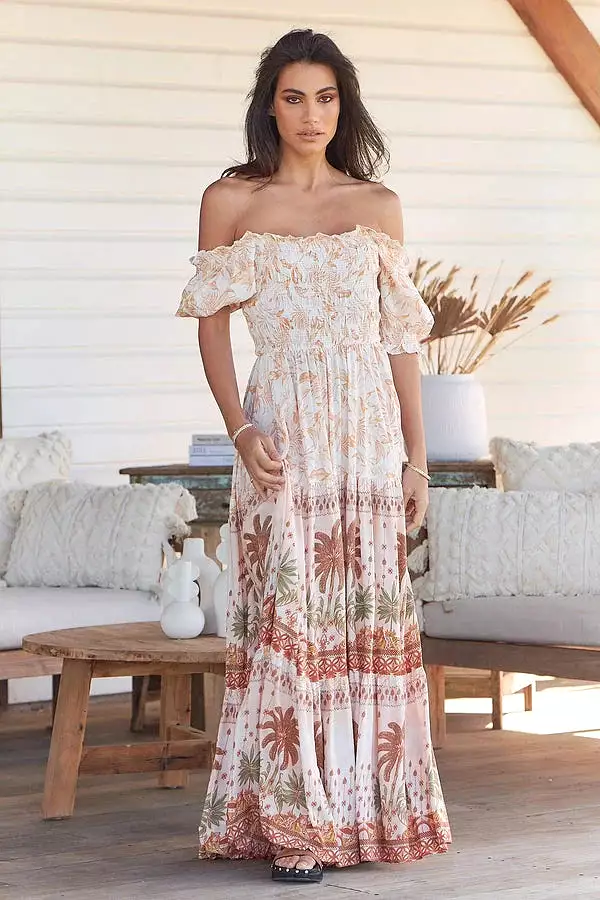 Claudette Maxi Dress - Yasmina Collection