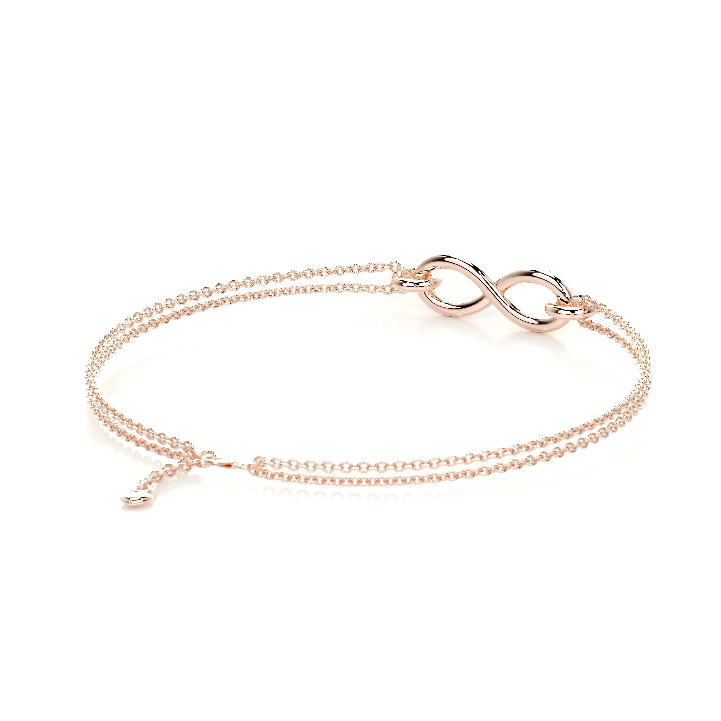 Debbie Lab Grown Diamonds Bracelet   (0.25 Carat) -14K Rose Gold