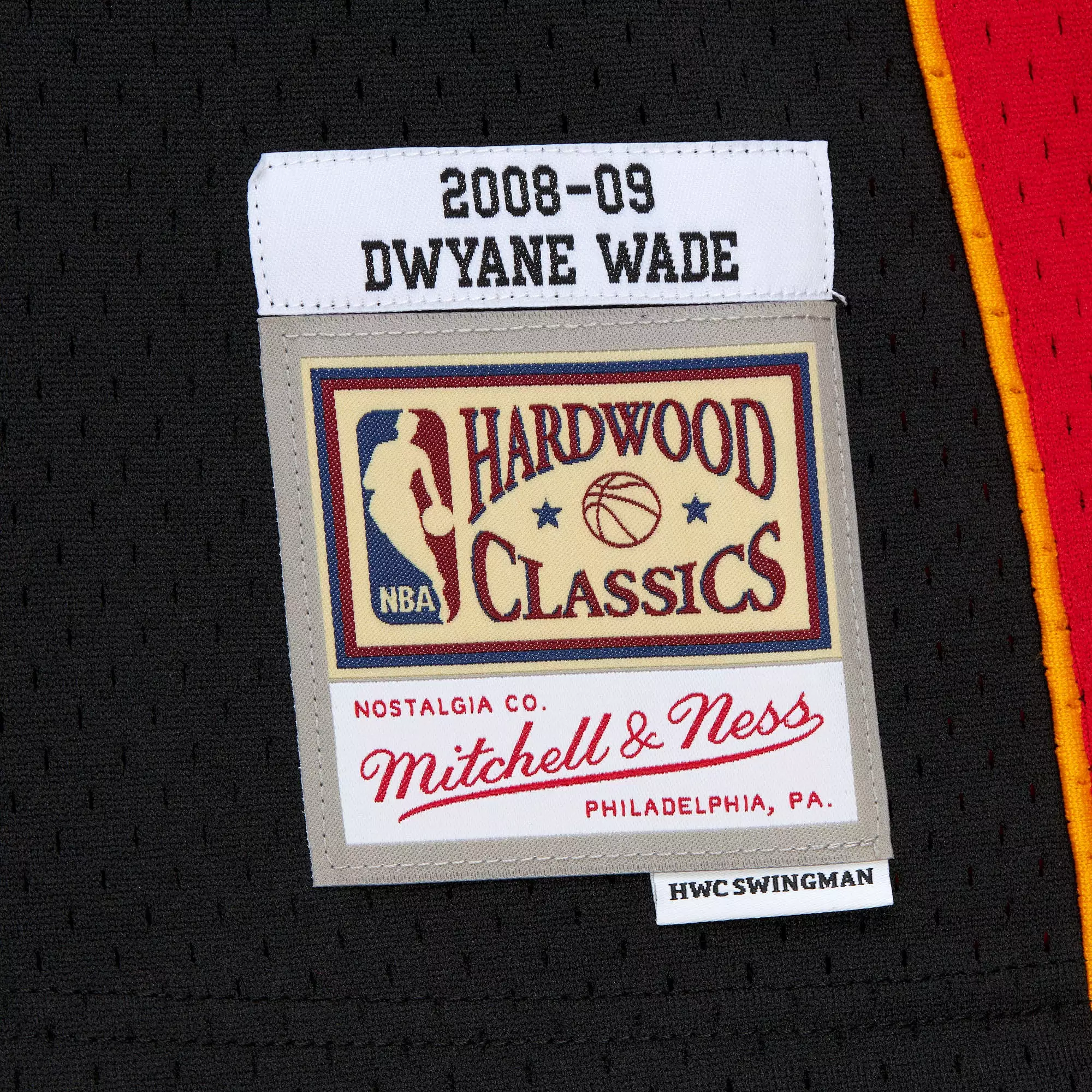 Dwyane Wade Mitchell & Ness 2008-09 EL HEAT Swingman Jersey