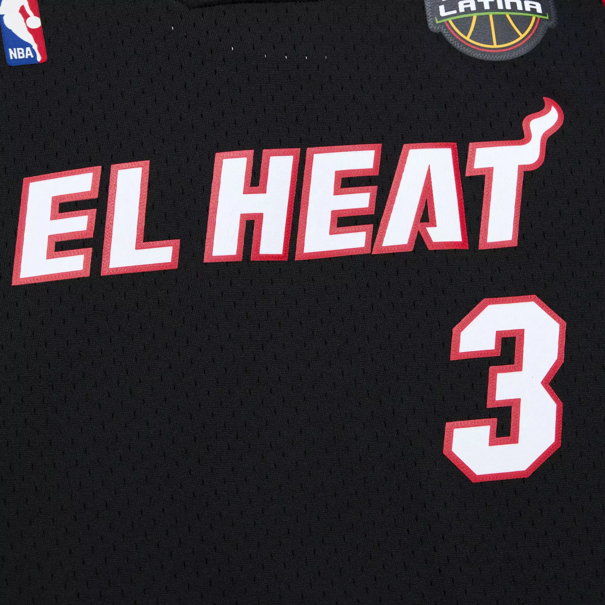 Dwyane Wade Mitchell & Ness 2008-09 EL HEAT Swingman Jersey