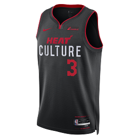 Dwyane Wade Nike HEAT Culture Swingman Jersey