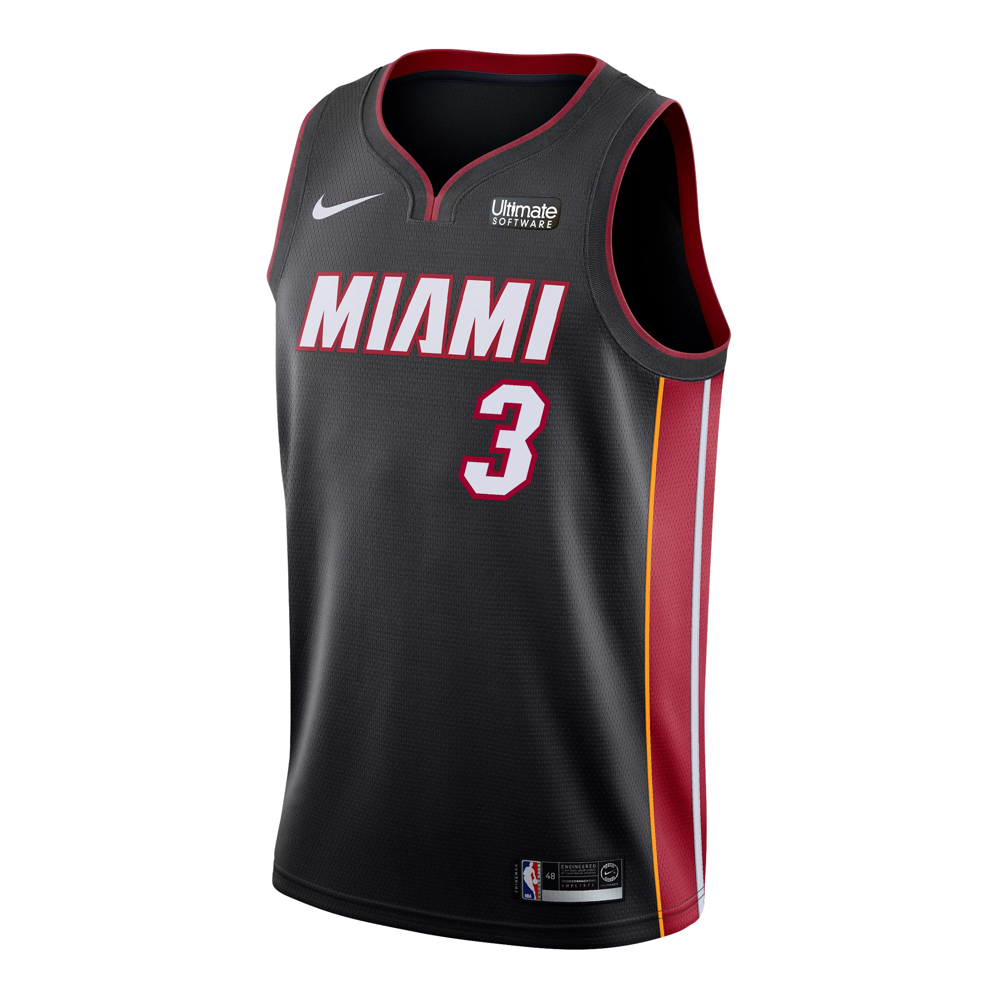 Dwyane Wade Nike Miami HEAT Icon Black Swingman Jersey