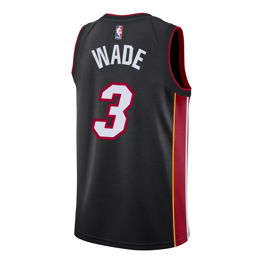 Dwyane Wade Nike Miami HEAT Icon Black Swingman Jersey