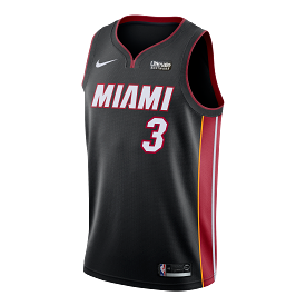 Dwyane Wade Nike Miami HEAT Icon Black Swingman Jersey