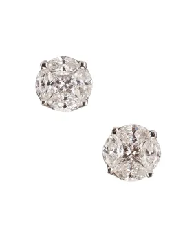 Elise Infinity Diamond Studs