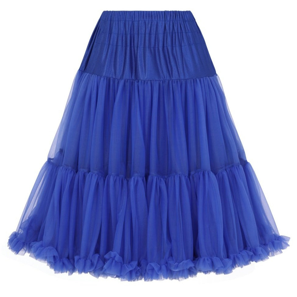 EXTRA VOLUME Royal Blue Net Vintage Rockabilly 50s Petticoat Skirt