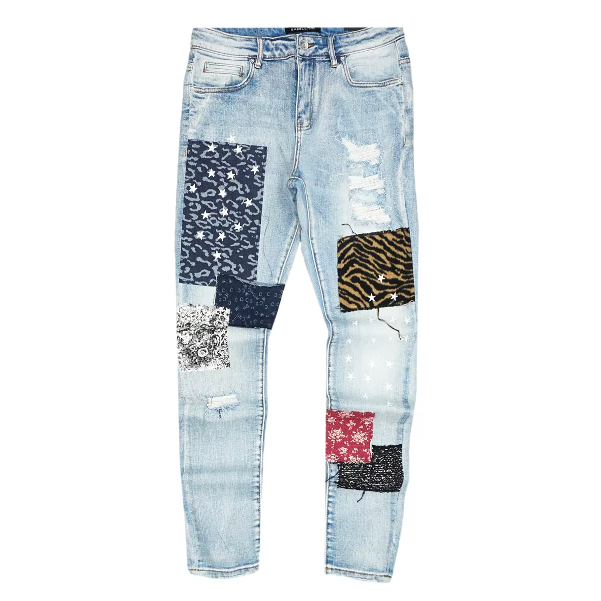 Gerard Patchwork Denim (Blue) /C8