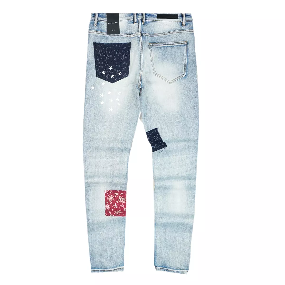 Gerard Patchwork Denim (Blue) /C8