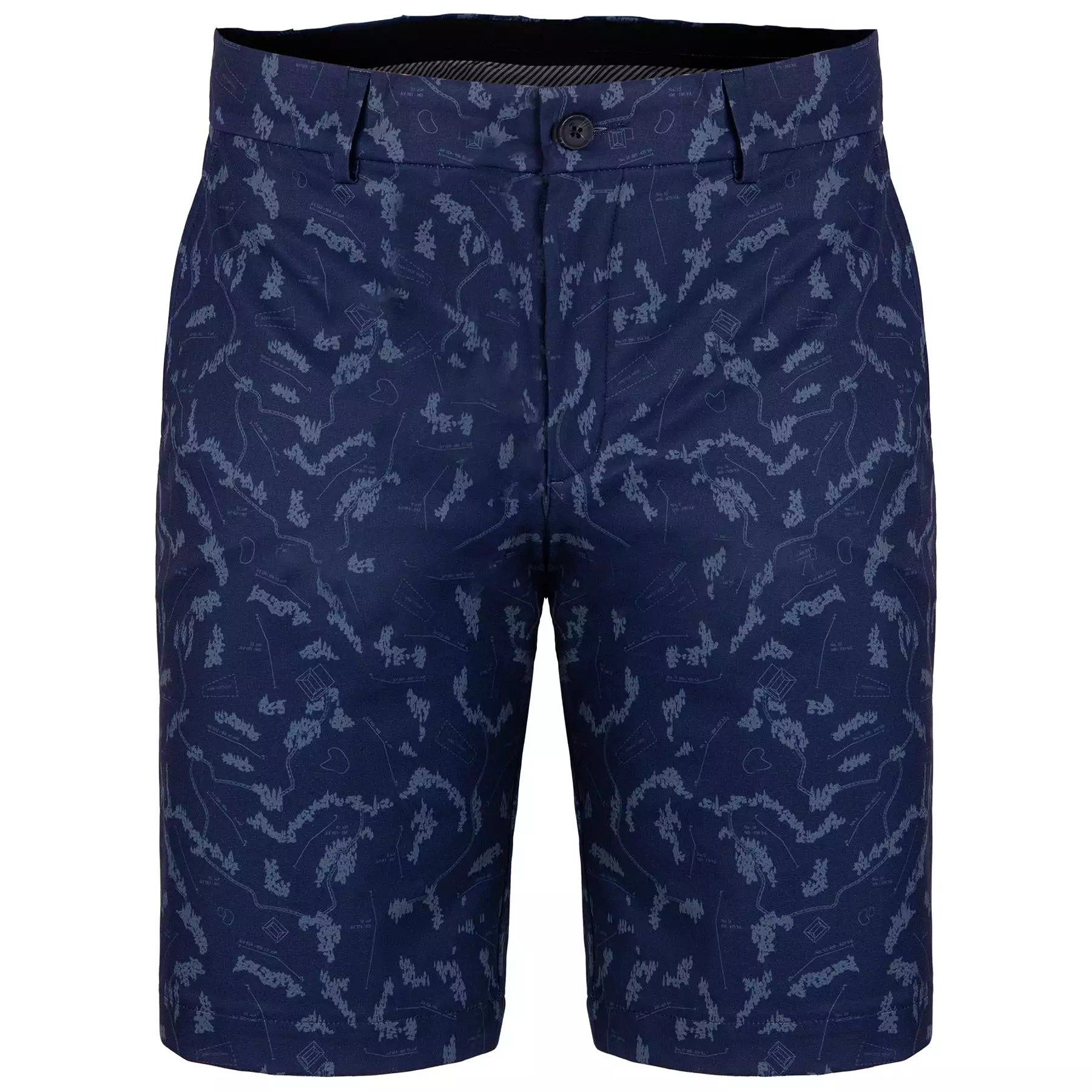 Iver Printed Shorts Atlanta Blue/Steel Blue - SS24