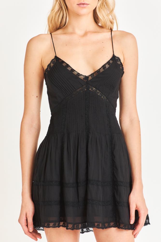 Loveshackfancy - Docila Mini Dress - Black