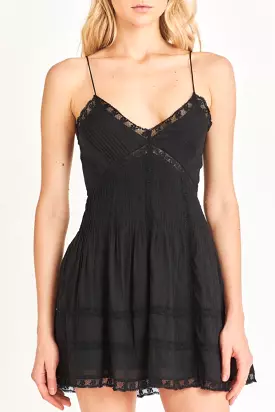 Loveshackfancy - Docila Mini Dress - Black