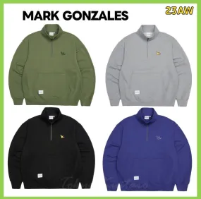 Mark Gonzales  |Unisex Street Style Logo Sweatshirts