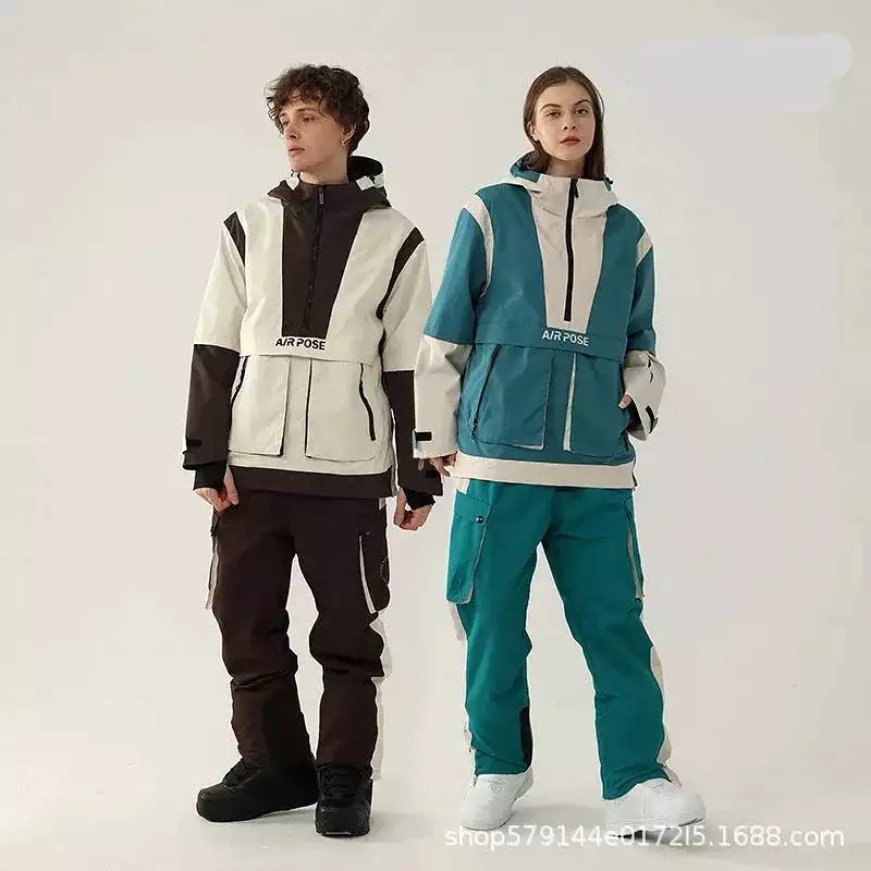 Men and Women‘s Snow Ski Suit Winter Snowboard Wear for Snowboard Skiing Outdoor Jackets and Pants Ski Clothing Warm Equipment