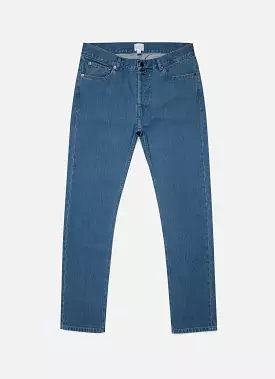 Men's Slim Fit Jeans in Mid Wash Denim