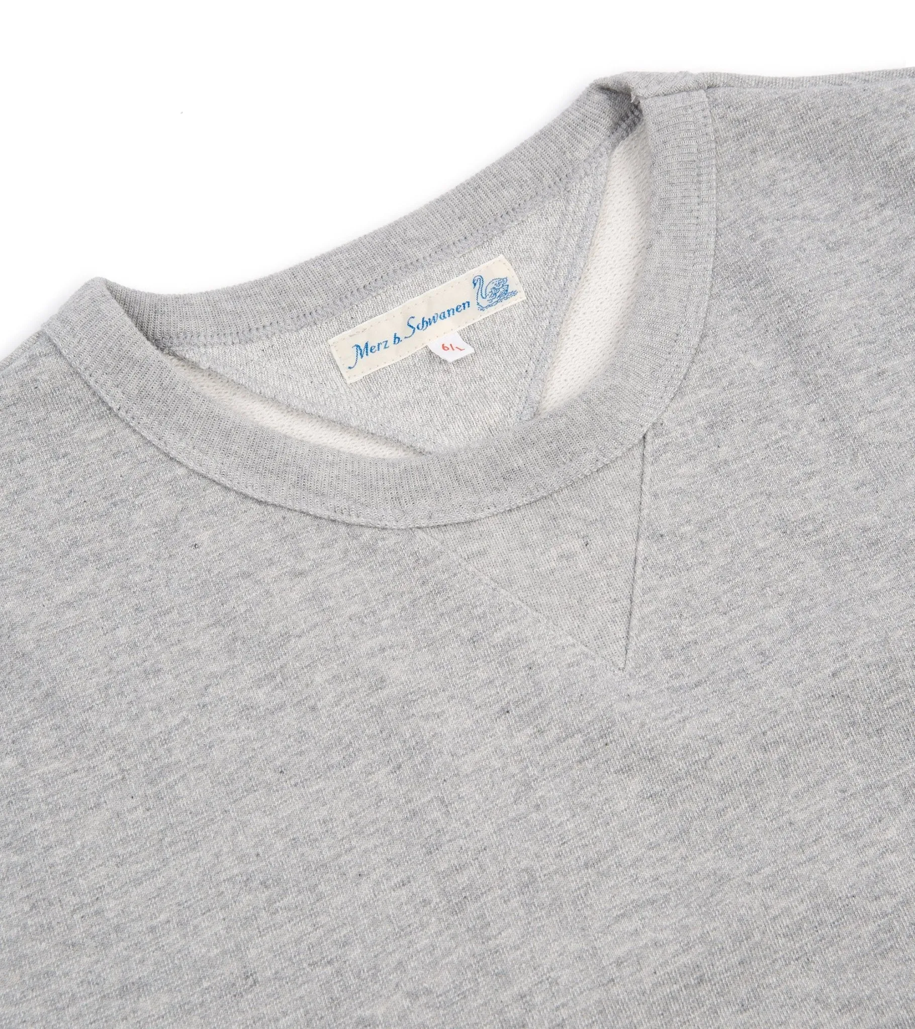 Merz b. Schwanen 346 Sweatshirt: Grey Melange