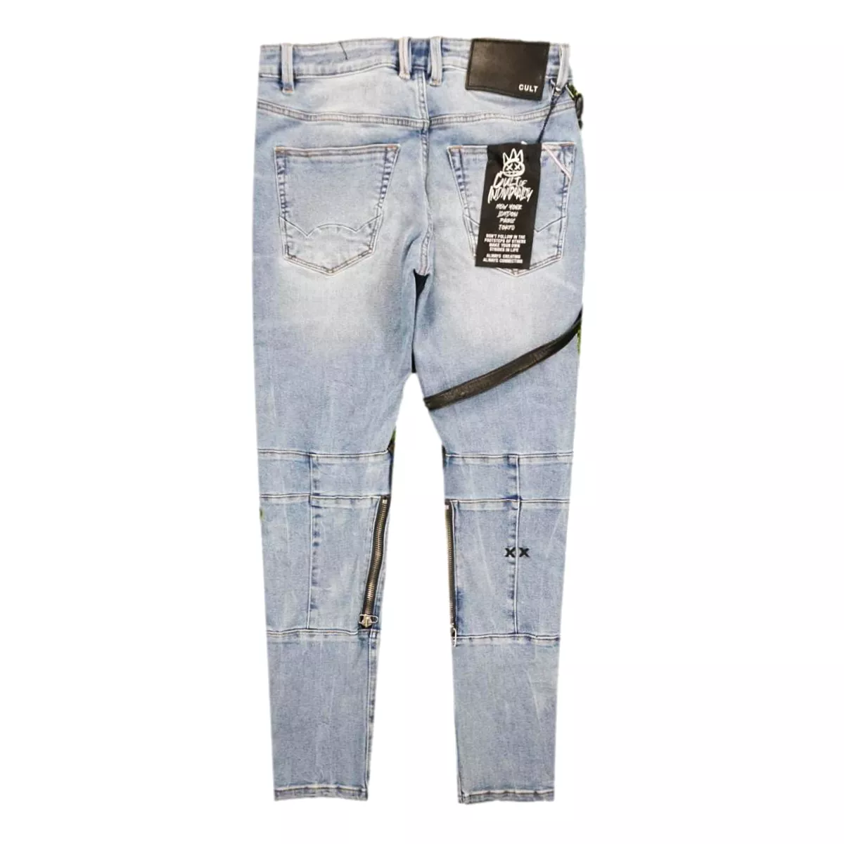 Moto Stretch Denim (Light Blue) /C1