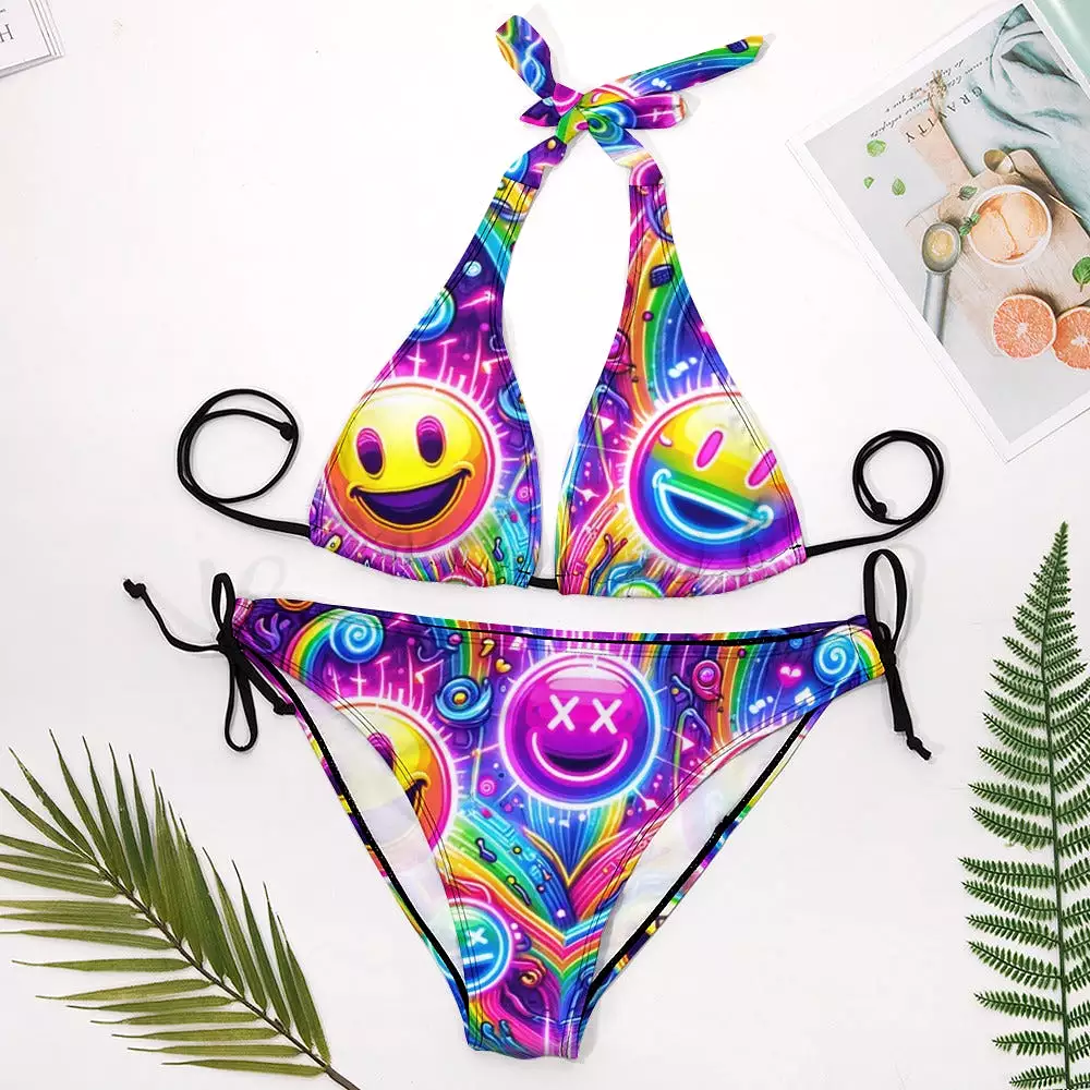 Neon Bliss Plus Size Bikini