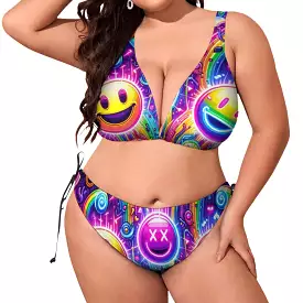 Neon Bliss Plus Size Bikini