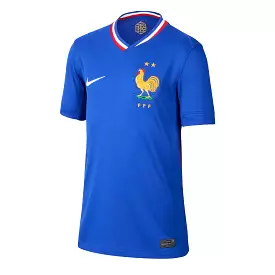 Nike Kids France 2024/25 Home Jersey Blue