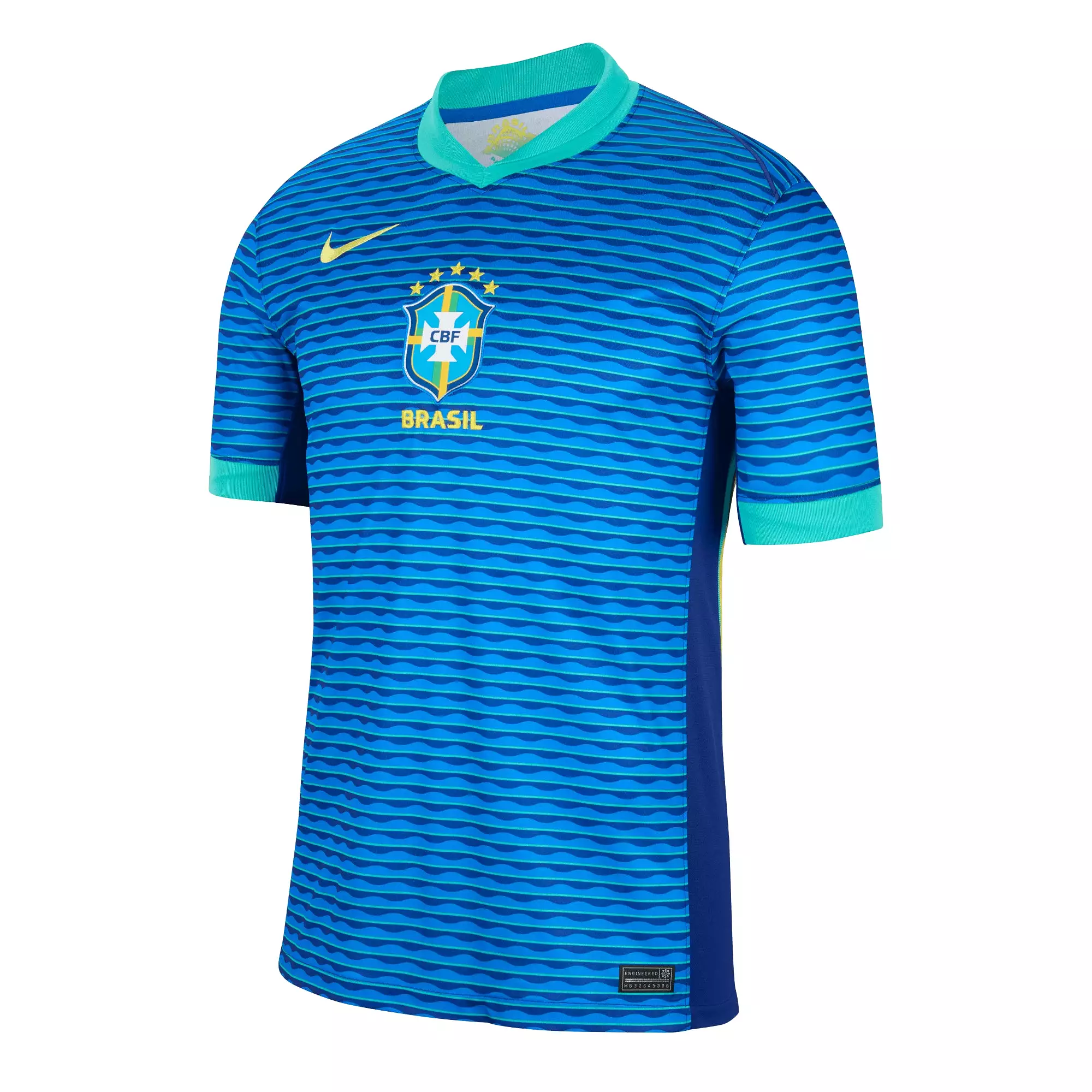 Nike Men's Brazil 2024/25 Away Jersey Blue/Green