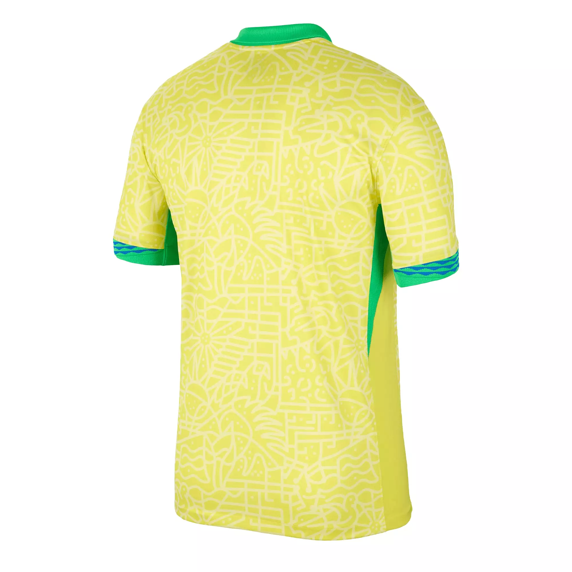 Nike Men's Brazil 2024/25 Home Jersey Yellow/Green