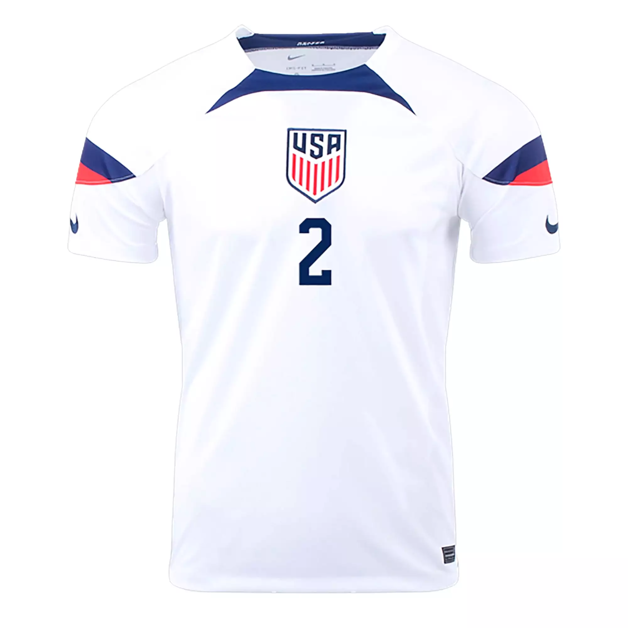 Nike Men's USA 2022/23 Dri-FIT ADV Home Jersey w/ Dest #2 Printing