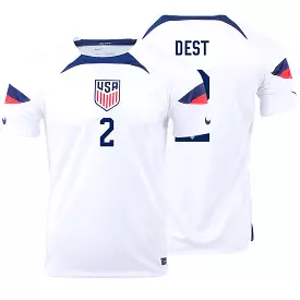 Nike Men's USA 2022/23 Dri-FIT ADV Home Jersey w/ Dest #2 Printing