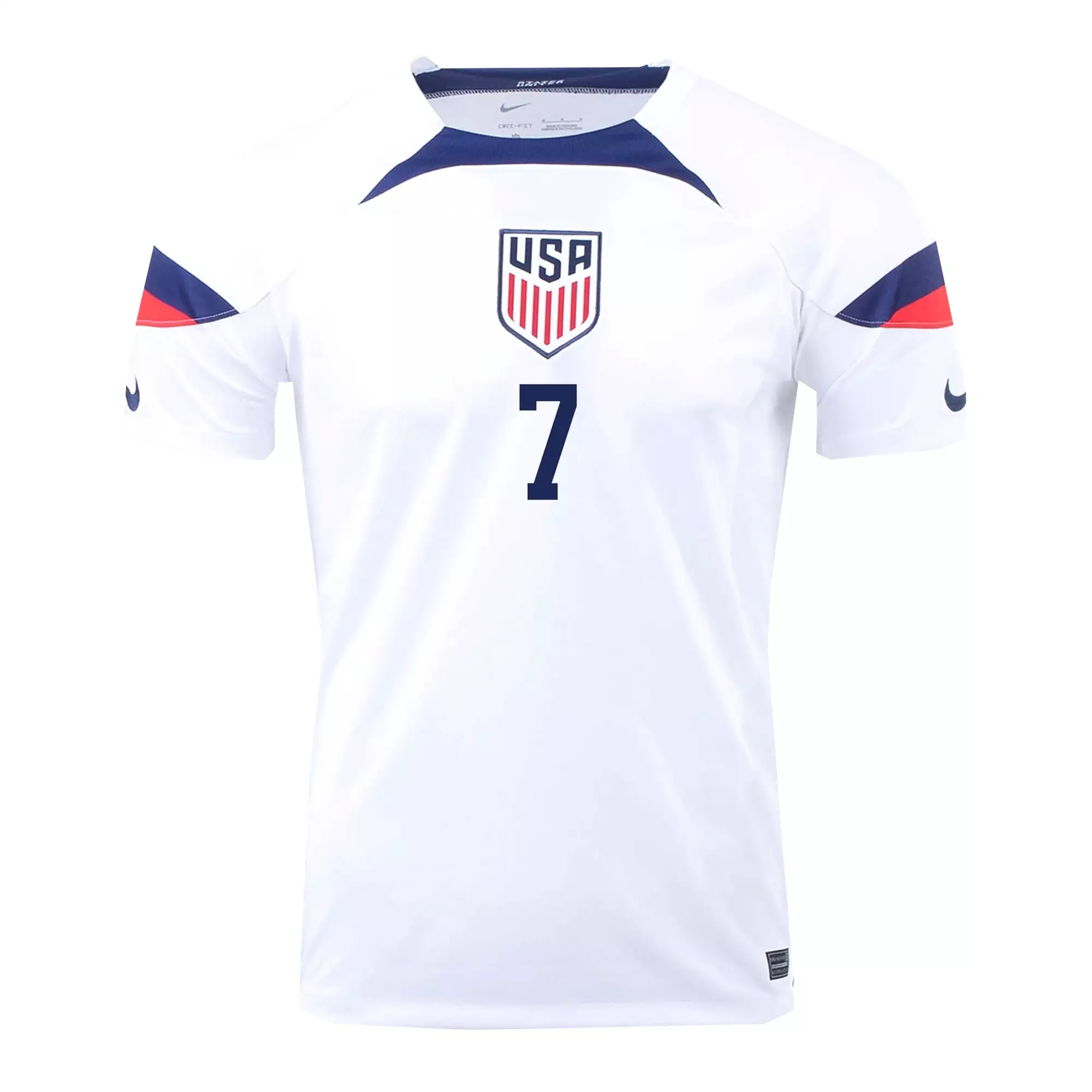 Nike Men's USA 2022/23 Dri-FIT ADV Home Jersey w/ Reyna #7 Printing