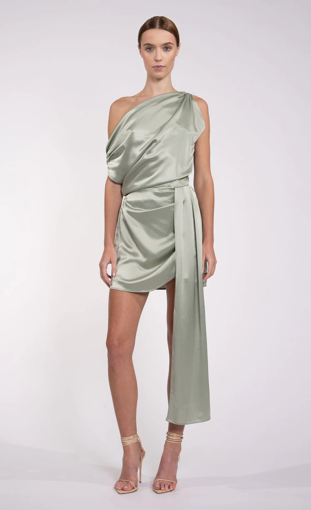 Nonchalant - Natalie Dress - Sage