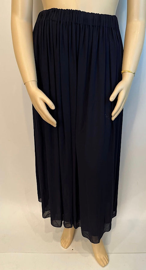 NWT Vintage Chanel 94C 1994 Cruise Dark Navy Blue Skirt FR 40 US 10/12/14