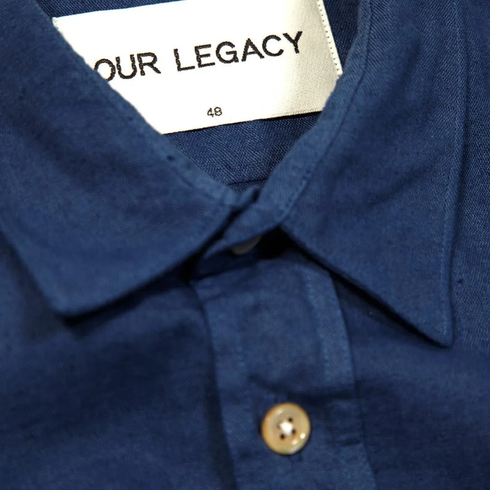 Our Legacy Classic ShirtIndigo Blue Mid Vegetable Dye