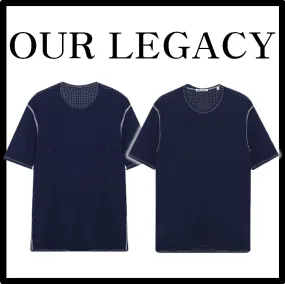 OUR LEGACY  |Unisex Street Style Logo T-Shirts