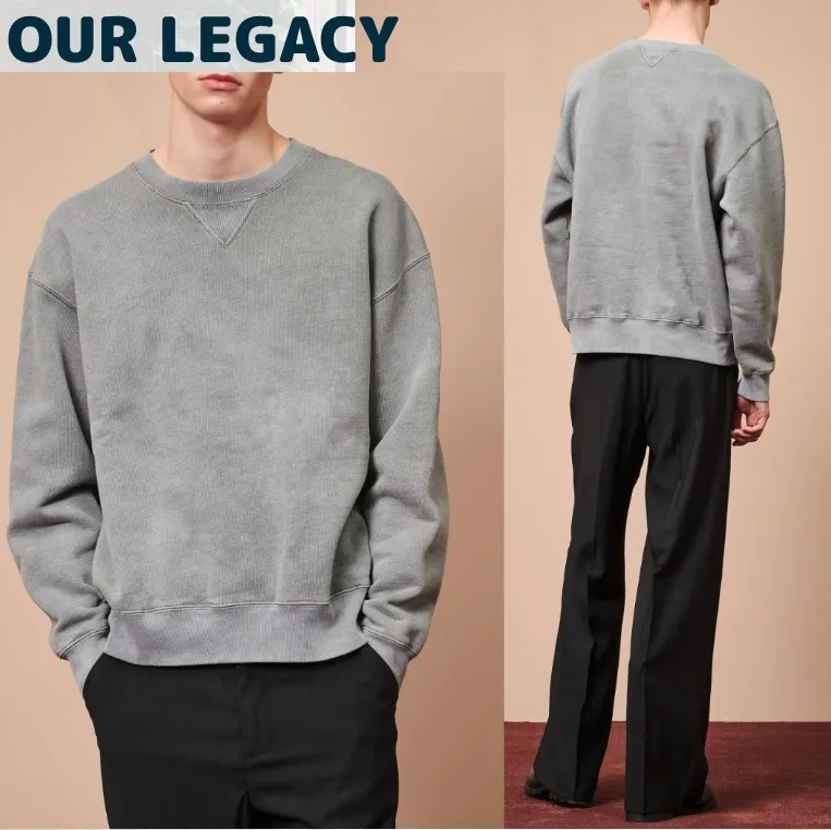 OUR LEGACY  |Unisex Street Style Plain Sweatshirts