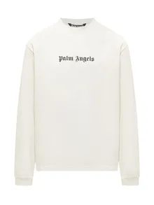 Palm Angels  |Street Style Logo Sweatshirts